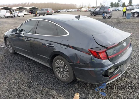 2020 Hyundai Sonata Hybrid Sel z USA, uszkodzony, nr VIN KMHL34JJ8LA010031